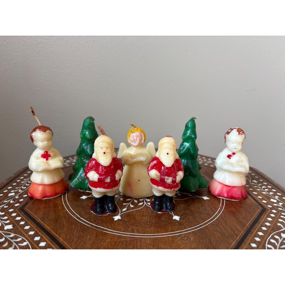 Vintage Lot Of 7 Mid Century 3” Candles ‘A Tavern Candle’